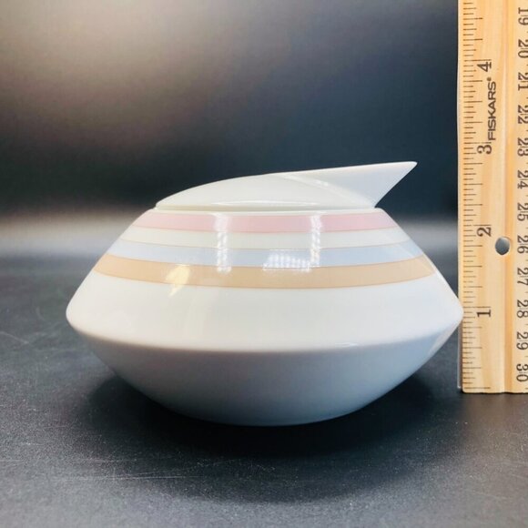 Vintage Ranmaru Tempo PEONY Creamer Sugar Set - Japan - Mid Century - RARE - Picture 8 of 10